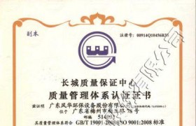 ISO9001:2008質(zhì)量管理體系認(rèn)證